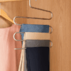 5 Katlı Bölmeli Şal, Eşarp, Pantolon Askısı, Metal Elbise Fular Gardrop Düzenleyici Organizer