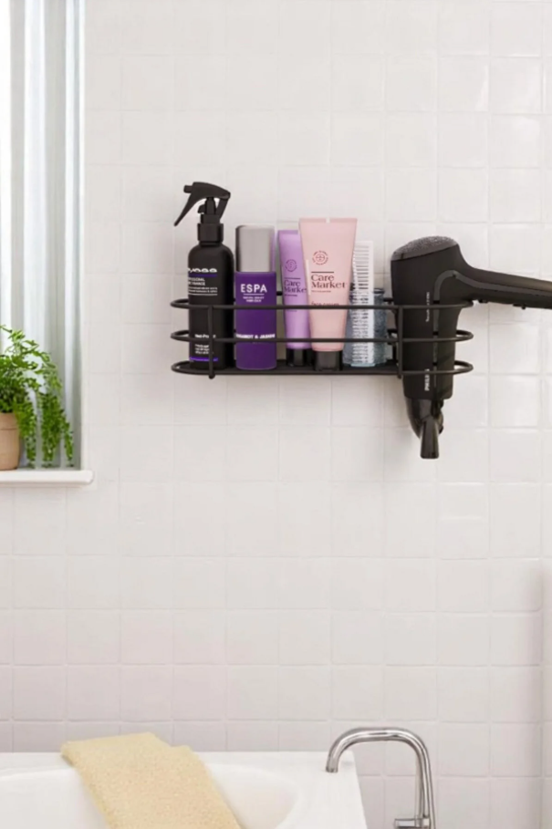 Yapışkanlı Fon Makinesi Organizeri | Duvara Monte Hazneli Banyo Düzenleyici - Görsel 3